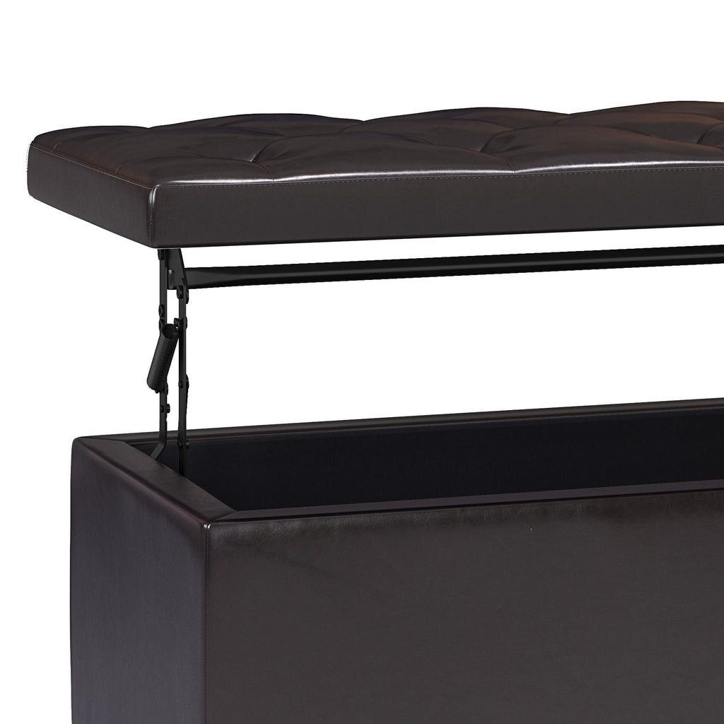 Hamilton - Upholstered Lift Top Rectangular Storage Ottoman by Unique Piece Furniture
