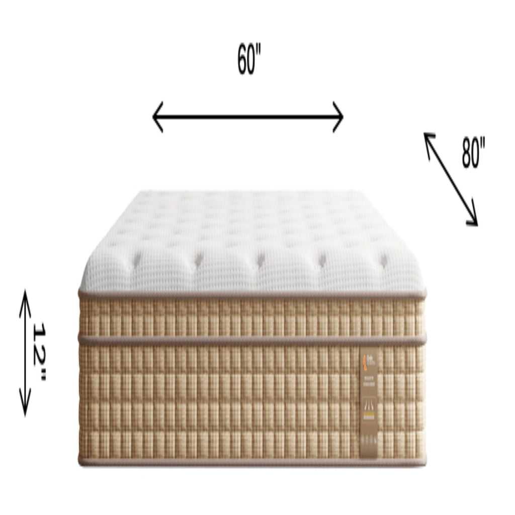 12" Hybrid Mattress With Innersprings & Gel Memory Foam by Unique Piece Furniture