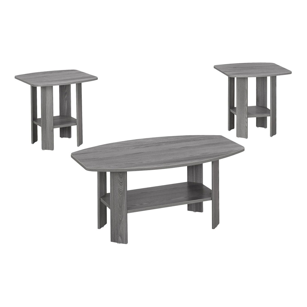 Table Set, Coffee, End, Side, Accent For Living Room (Set of 3) by Unique Piece Furniture