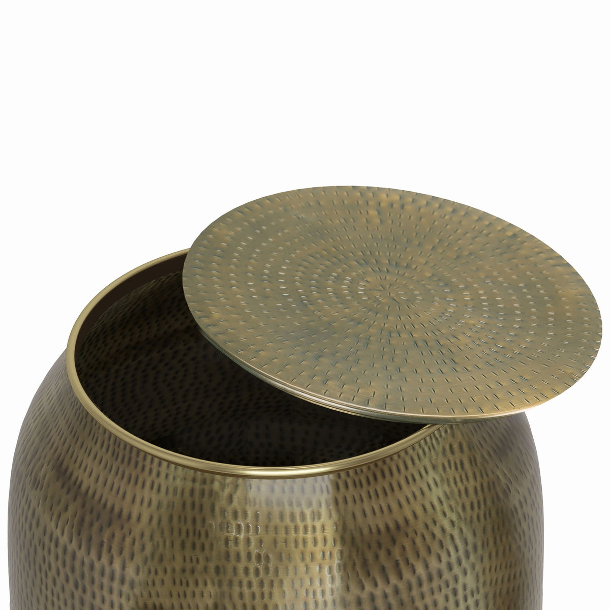 Griffen - Handcrafted Metal Storage Accent Table by Unique Piece Furniture