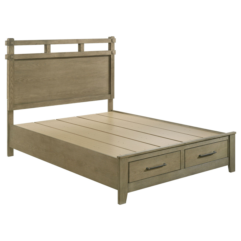 Hazlewood 4-piece Queen Bedroom Set Vineyard Oak by Unique Piece Furniture
