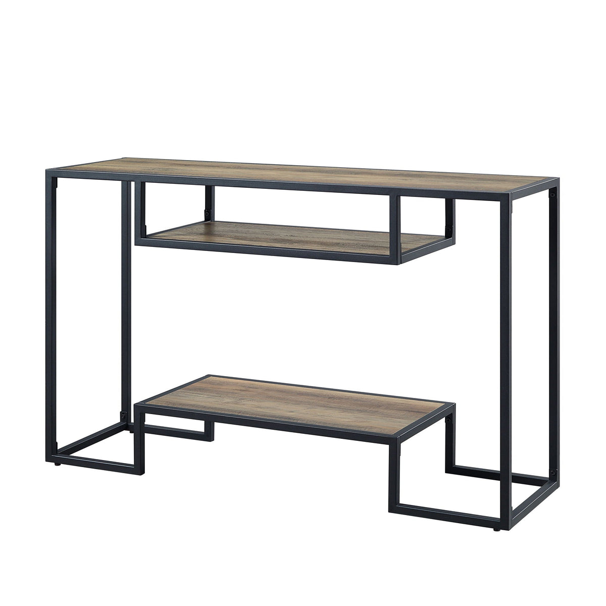Idella - Sofa Table - Rustic Oak / Black by Unique Piece Furniture