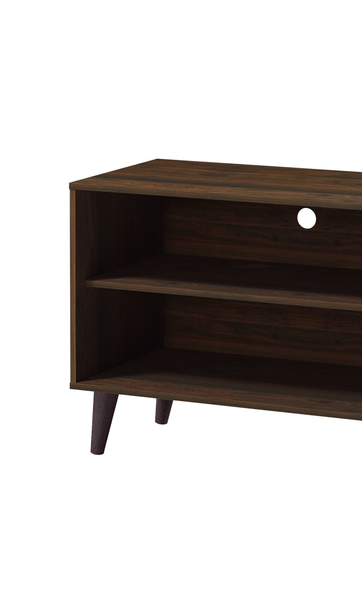 Amidon - TV Stand, With 2 Storage Shelves And 1 Cabinet by Unique Piece Furniture