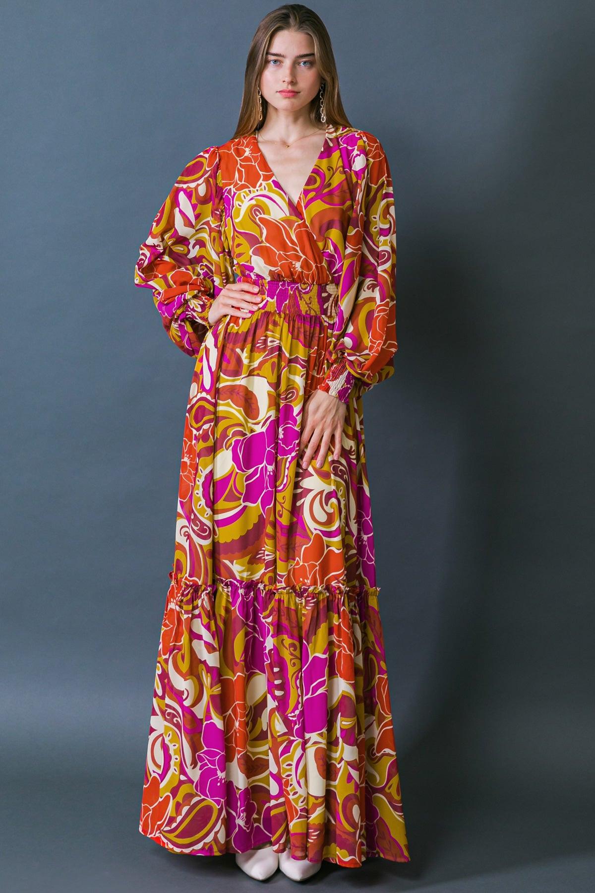 READY FOR THE SPOTLIGHT WOVEN MAXI DRESS by Flying Tomato