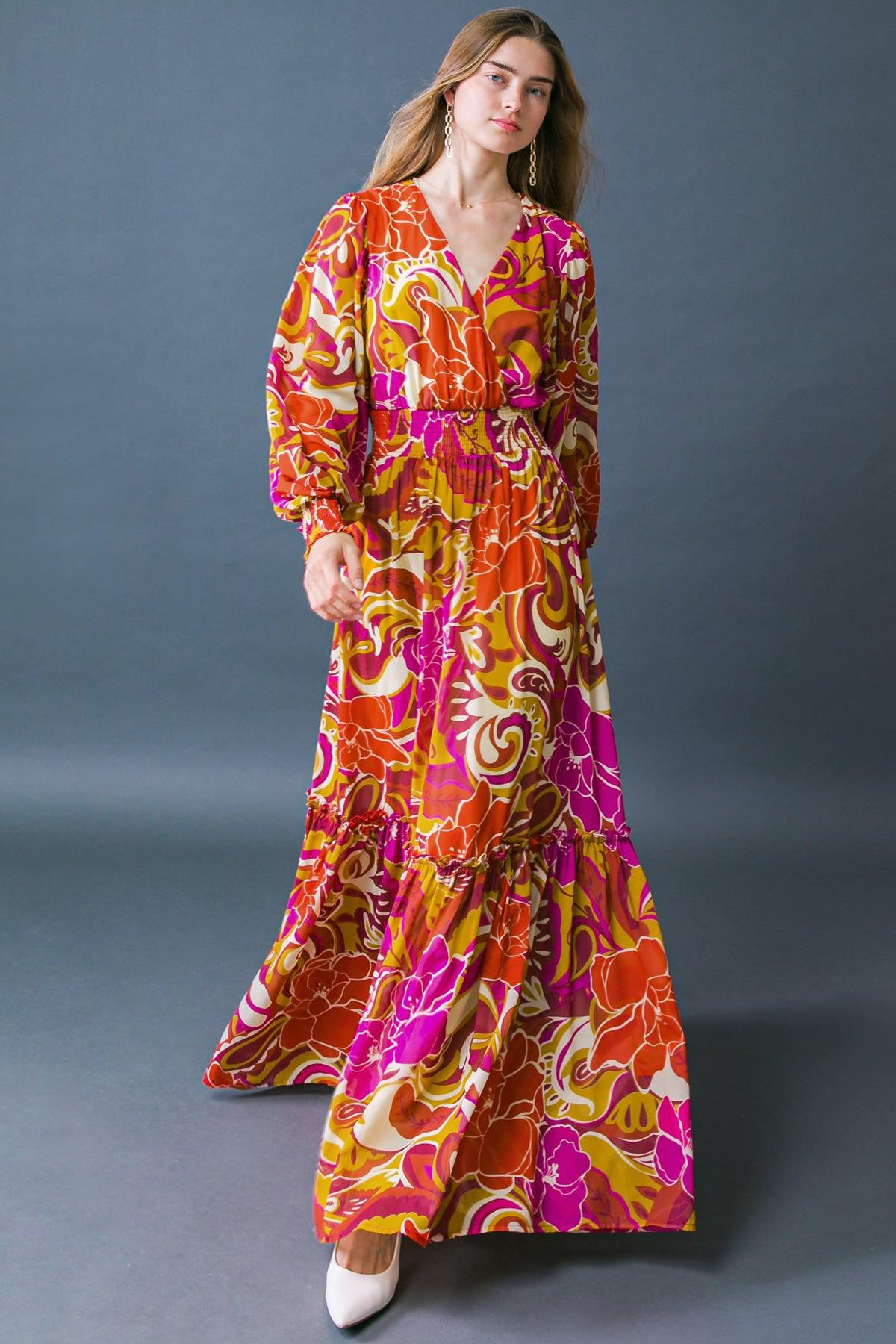 READY FOR THE SPOTLIGHT WOVEN MAXI DRESS by Flying Tomato