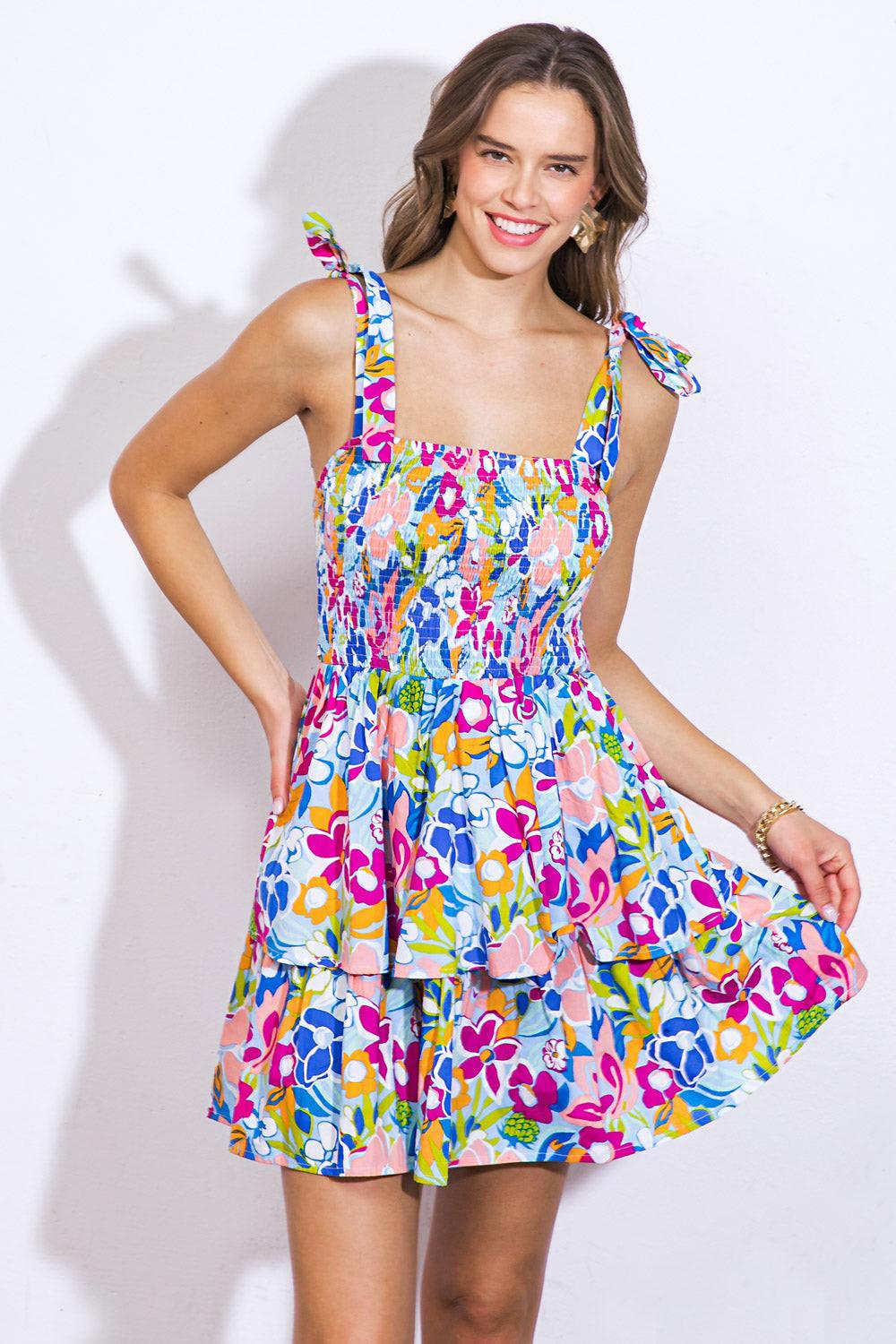 WITHOUT FAIL WOVEN MINI DRESS by Flying Tomato