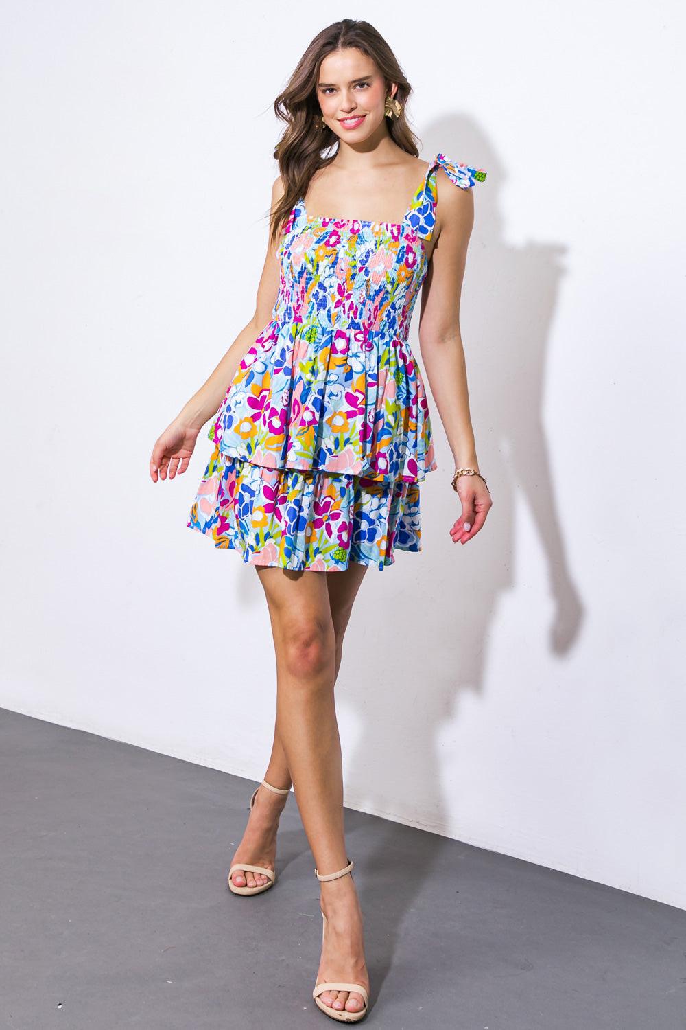 WITHOUT FAIL WOVEN MINI DRESS by Flying Tomato