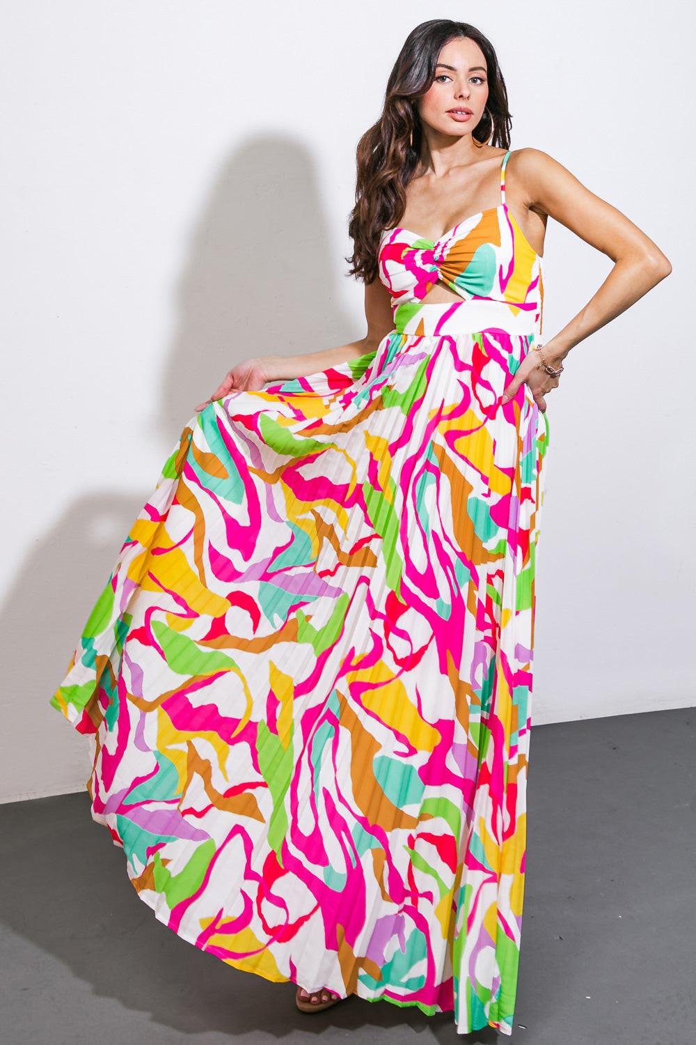 UP TO CHANCE WOVEN MAXI DRESS by Flying Tomato
