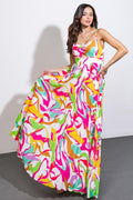 UP TO CHANCE WOVEN MAXI DRESS by Flying Tomato