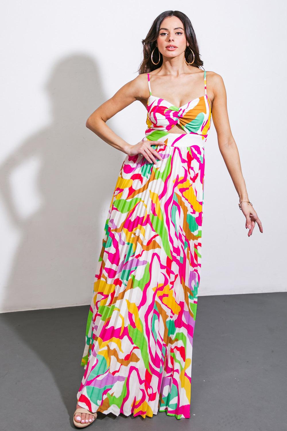 UP TO CHANCE WOVEN MAXI DRESS by Flying Tomato