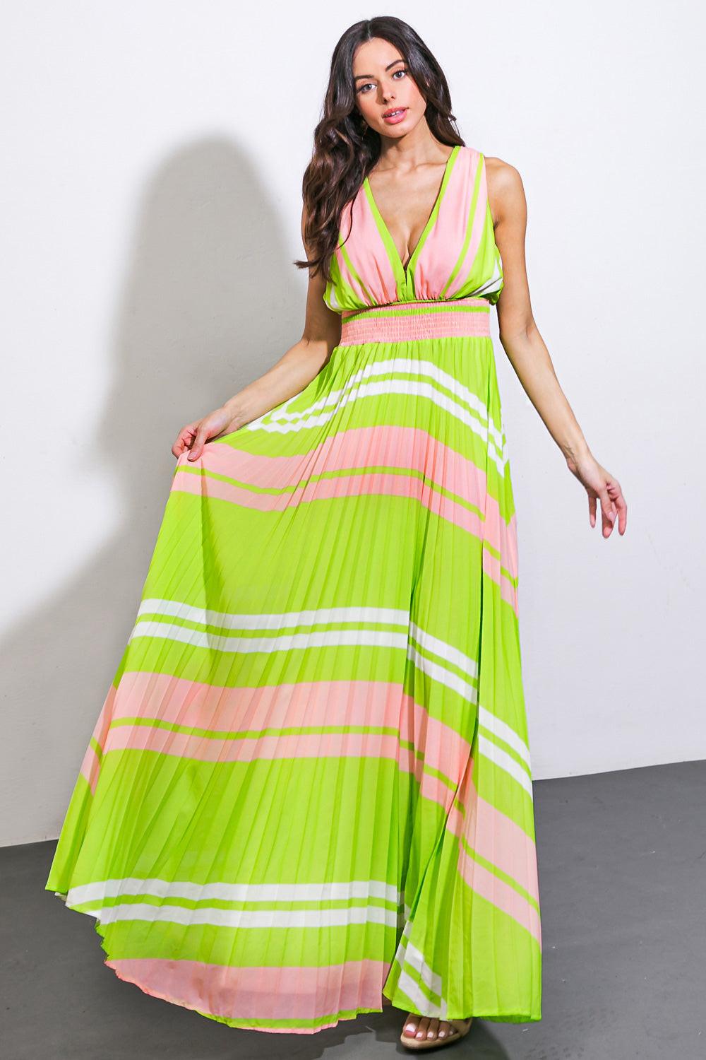 A QUICK TRIP WOVEN MAXI DRESS by Flying Tomato