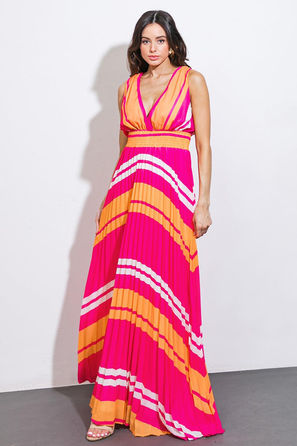 A QUICK TRIP WOVEN MAXI DRESS by Flying Tomato