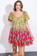 ROAD TO NASHVILLE WOVEN MINI DRESS by Flying Tomato