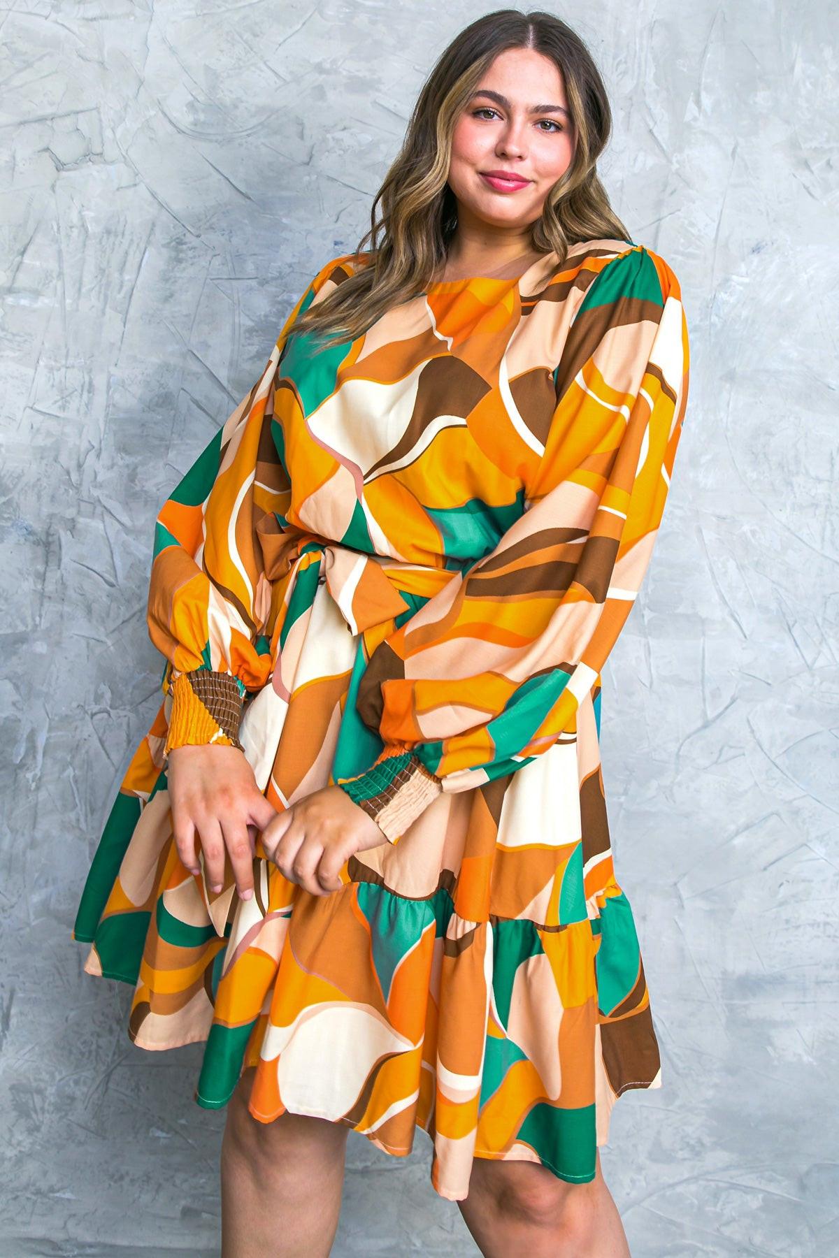 FEEL HAPPINESS WOVEN MINI DRESS by Flying Tomato