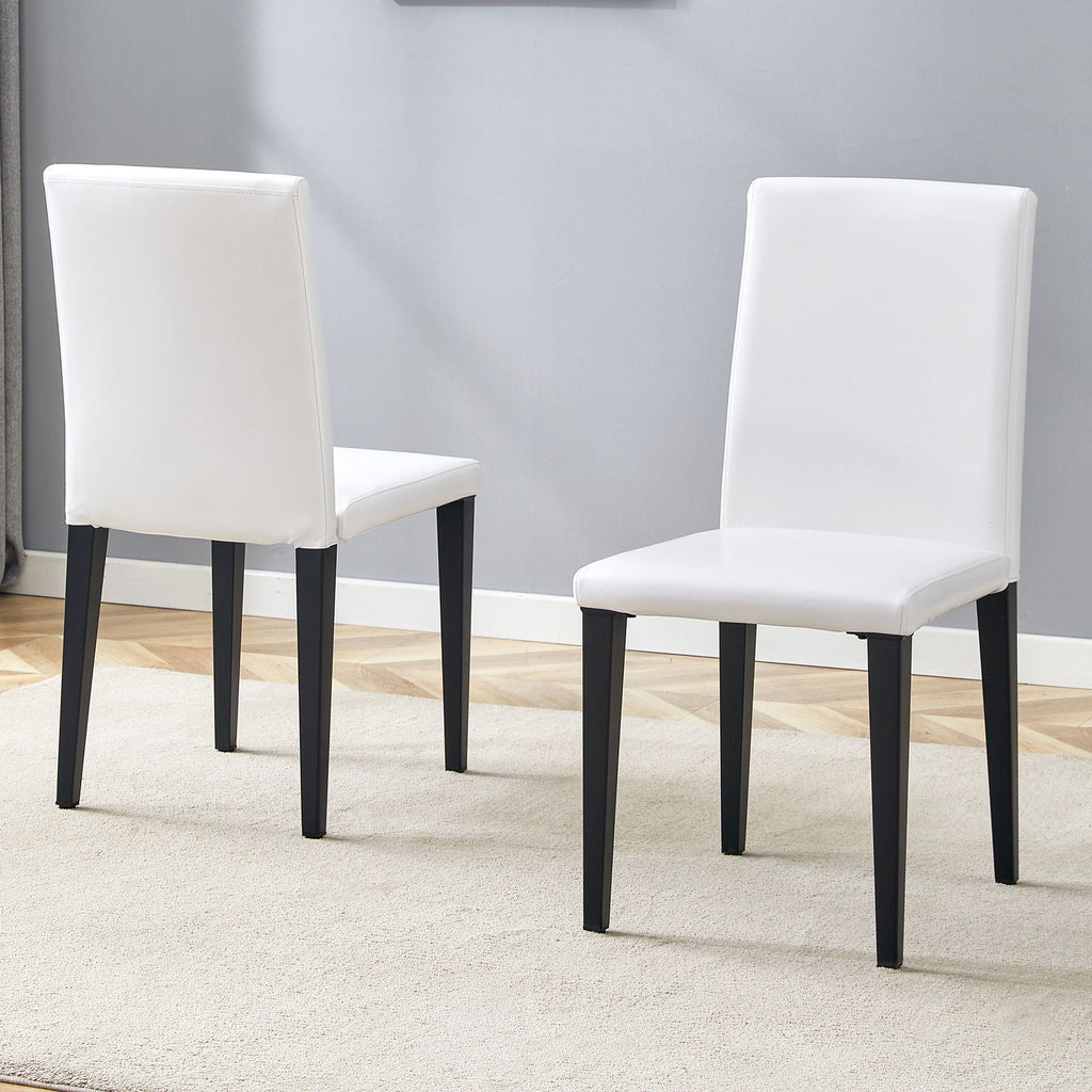 Versatile Dining Chairs With Comfortable Design And Metal Legs by Unique Piece Furniture