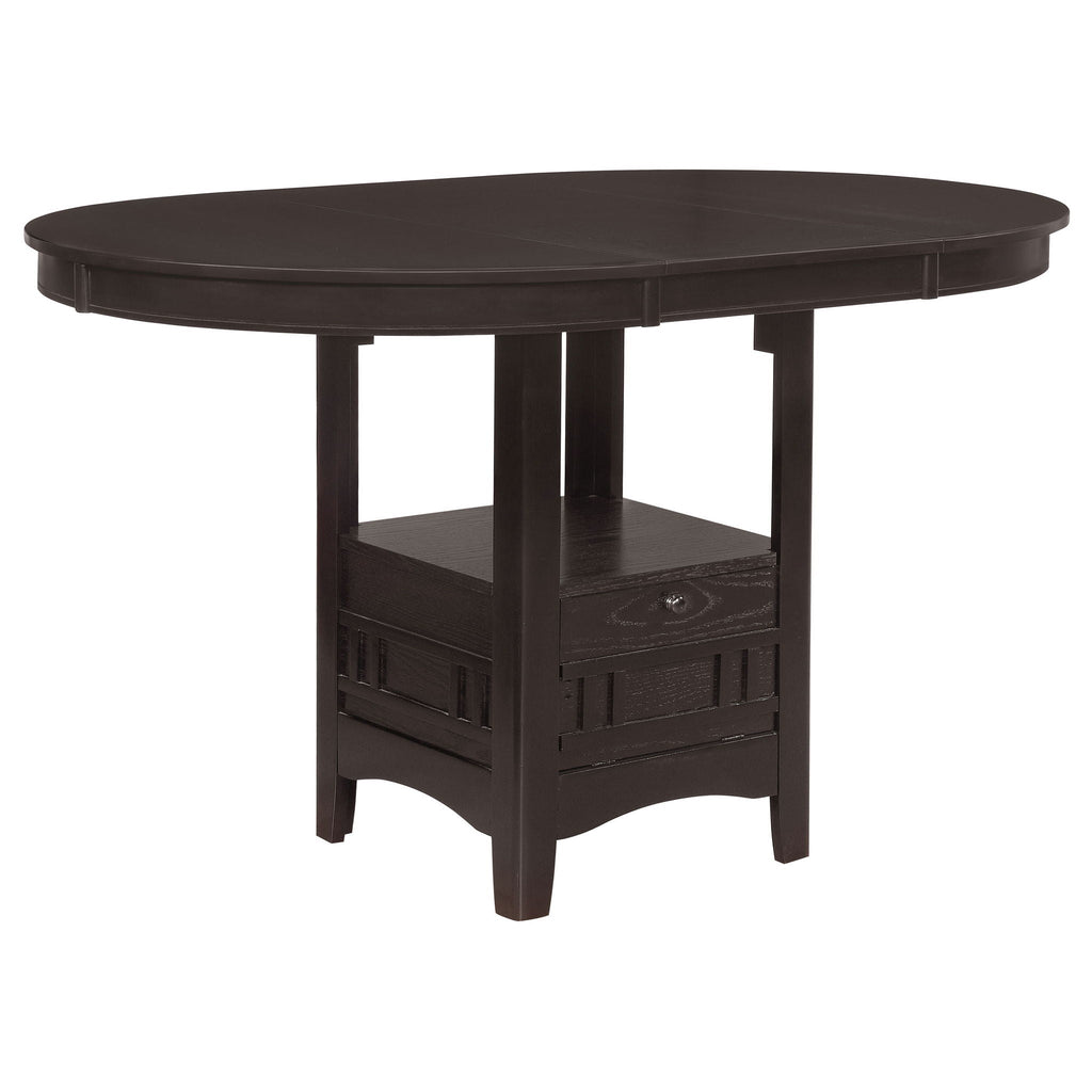 Lavon 5-piece Oval Counter Height Dining Set Espresso by Unique Piece Furniture
