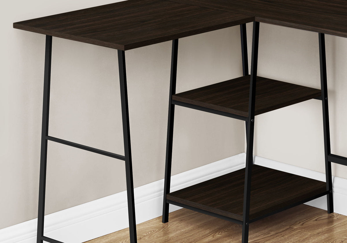 Computer Desk, Home Office, Corner, Storage Shelves, L Shape, Work, Laptop, Contemporary, Modern by Unique Piece Furniture