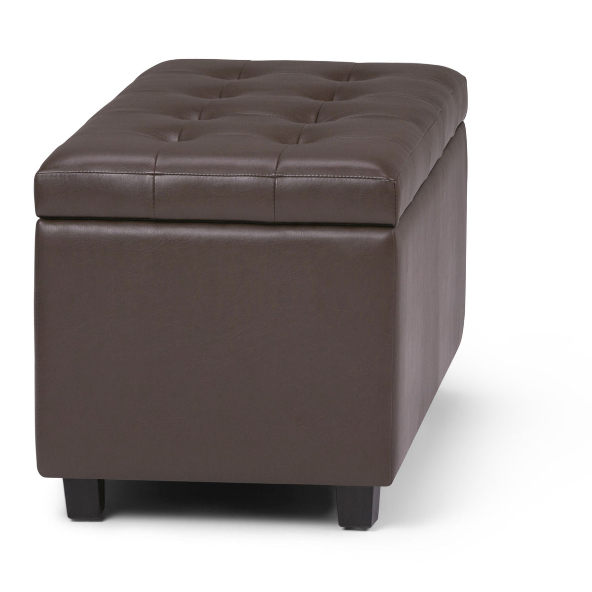 Cosmopolitan - Storage Ottoman - Chocolate Brown by Unique Piece Furniture