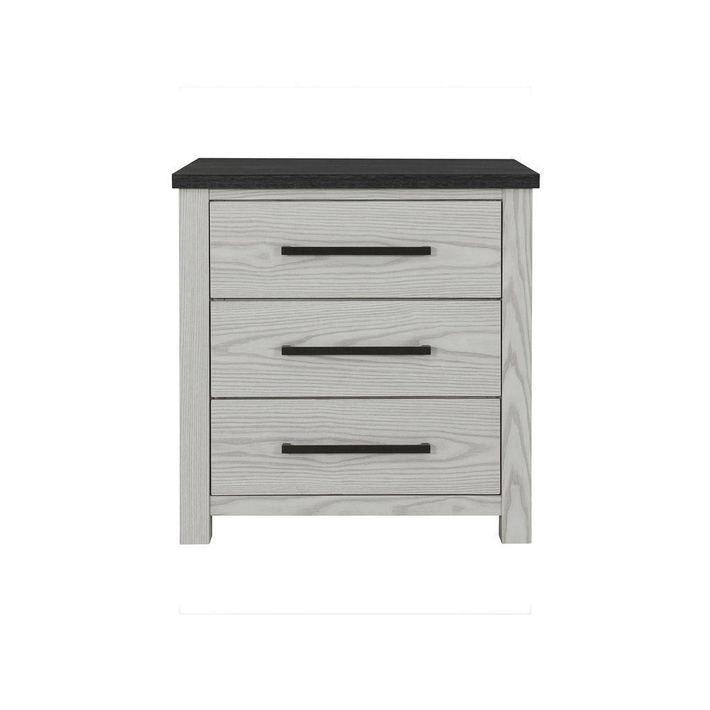 Avery - Nightstand With Top Spacious Drawers, Block Feet - Beige by Unique Piece Furniture