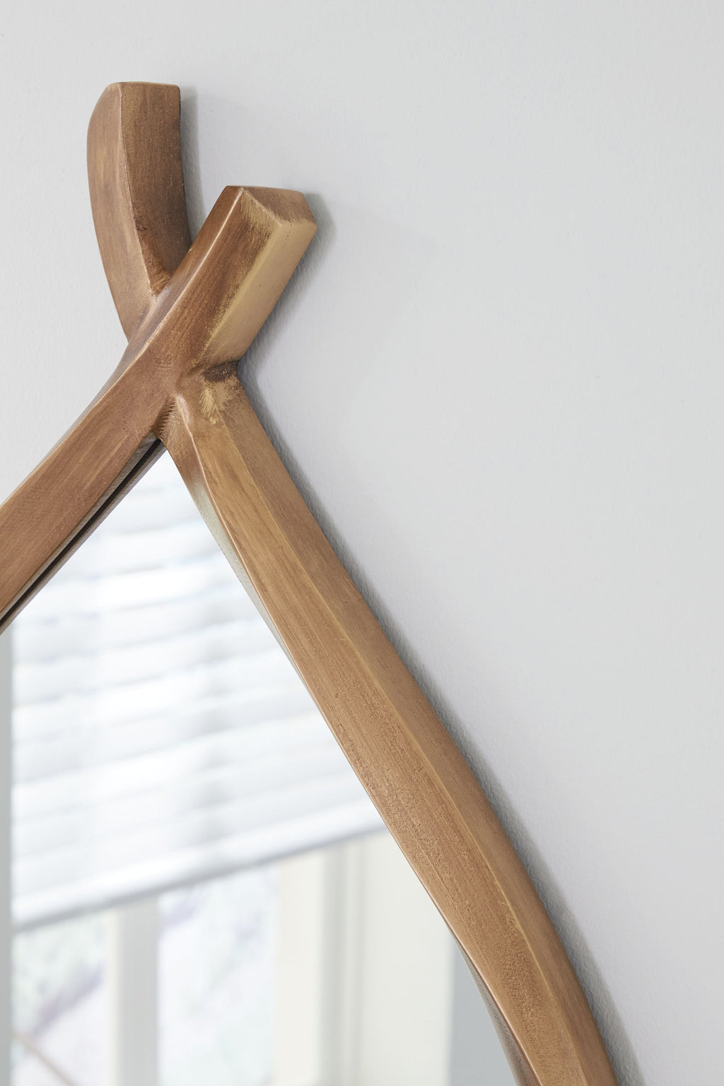 Bartner - Accent Mirror - Antique Gold Finish by Unique Piece Furniture