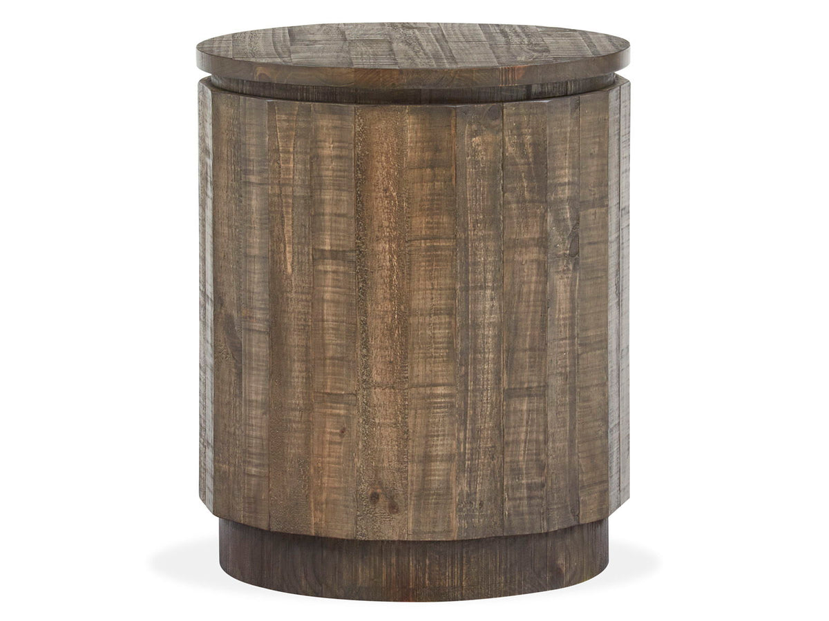 Baisden - Round Accent End Table - Tobacco by Unique Piece Furniture