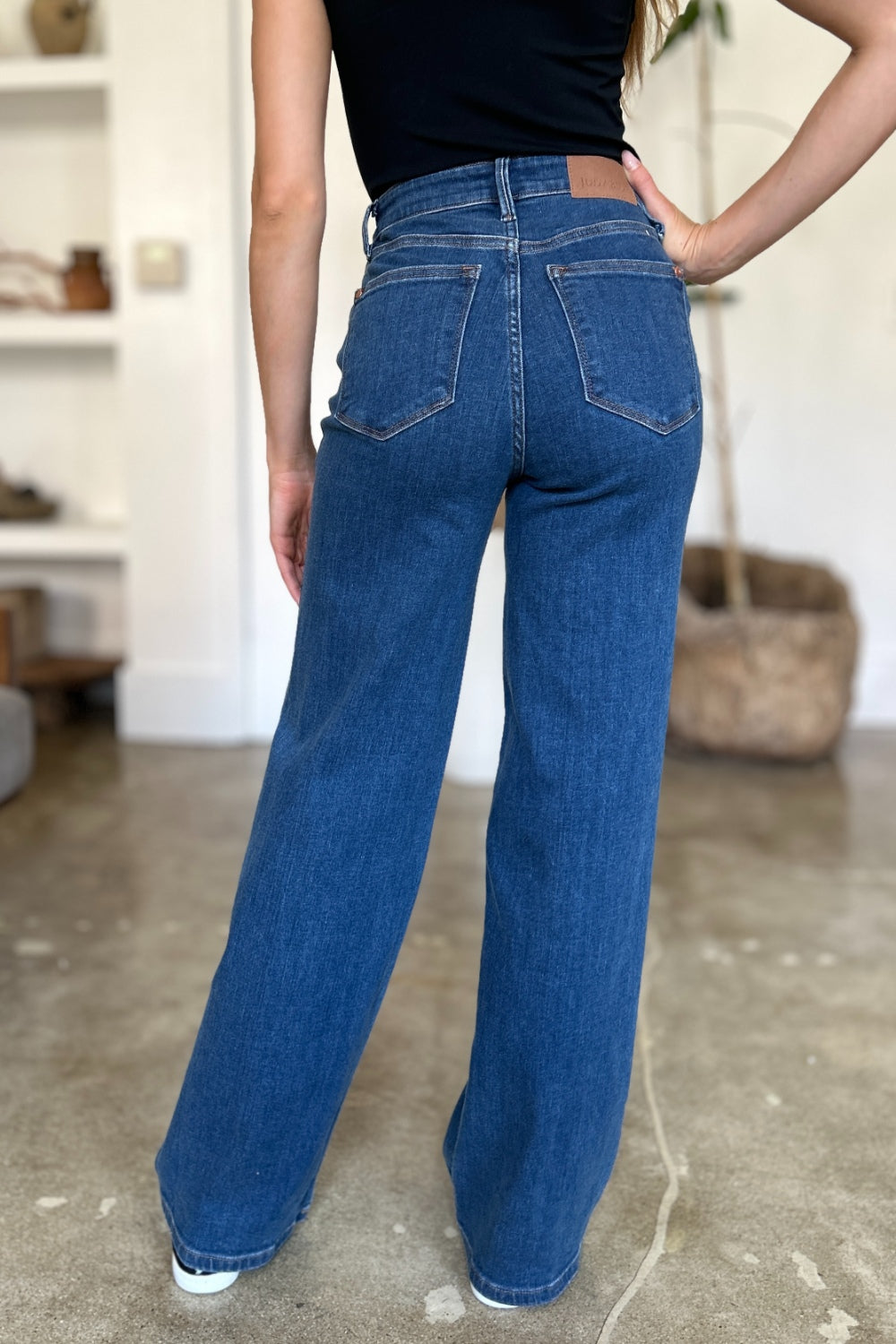 Judy Blue Full Size High Rise Straight Jeans by Wild and Free Boutique