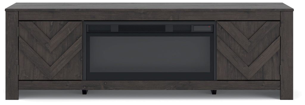 Cayboni - LG TV Stand With Fireplace Option by Unique Piece Furniture