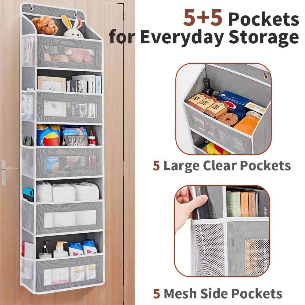 5-Tier Over-the-Door Storage Box Organizer by DailySale