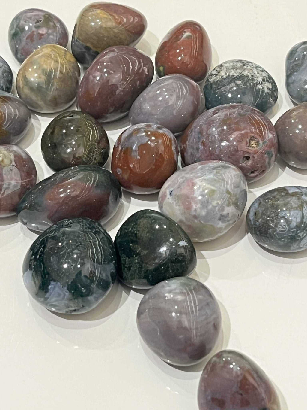 Fancy Jasper Tumbled Pocket Stone by Sacred Crystals