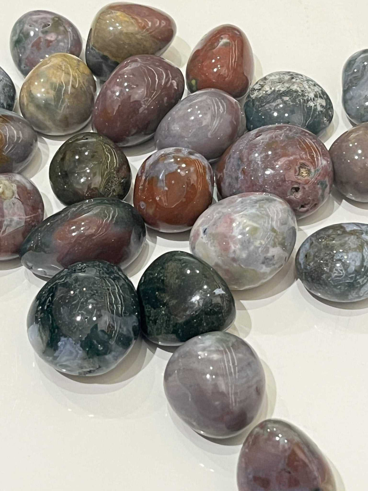 Fancy Jasper Tumbled Pocket Stone by Sacred Crystals