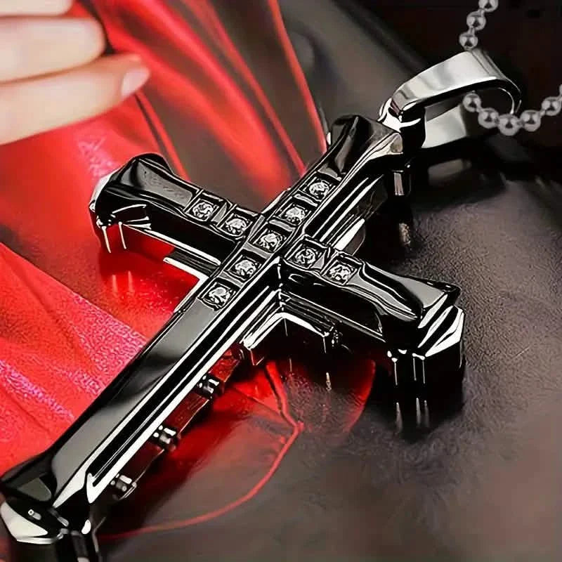 Fashion Simple Cross Pendant Necklace For Men And Women by DailySale