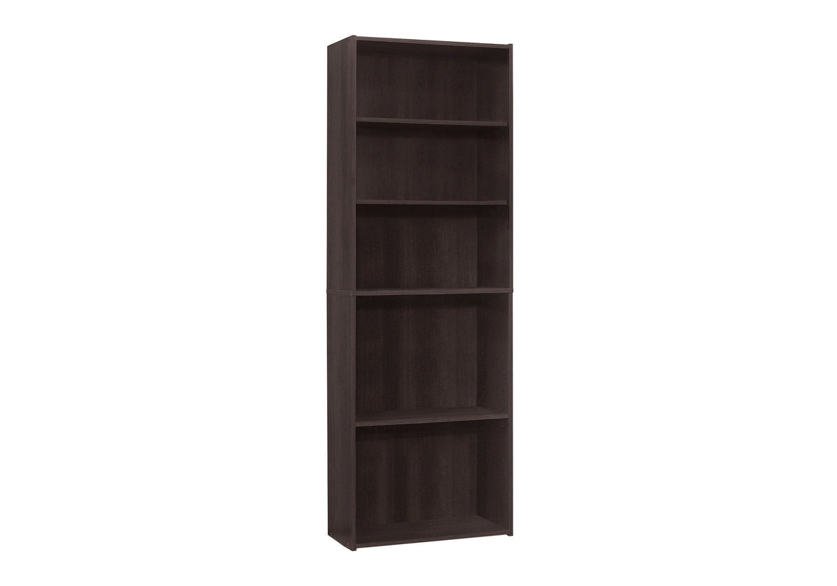 Bookshelf, Bookcase, 6 Tier, For Office, Transitional by Unique Piece Furniture