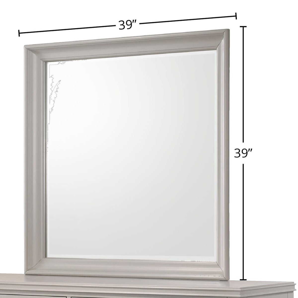 Square Mirror, Stylish Design by Unique Piece Furniture