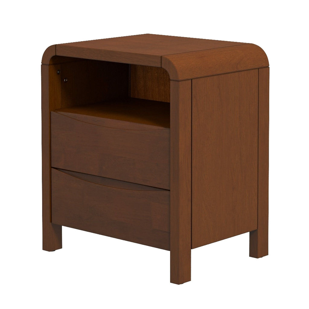 Lionel - Nightstand 2 Drawer - Brown by Unique Piece Furniture