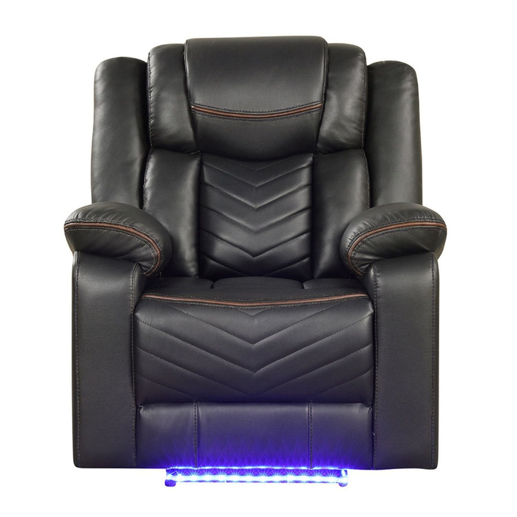 Challenger - LED Power Recliner Chair by Unique Piece Furniture