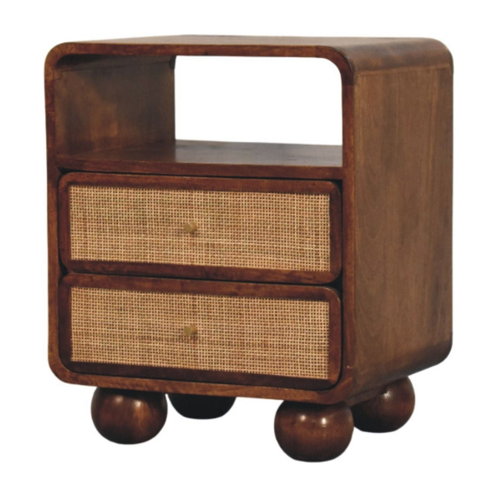 Larissa - 2 Drawer Nightstand - Brown by Unique Piece Furniture