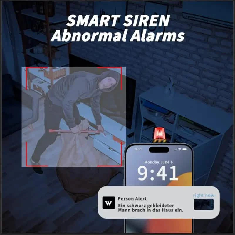 3MP Smart Home Security Camera – Night Vision, Two-Way Audio, Motion Detection, Alexa Compatible by DailySale