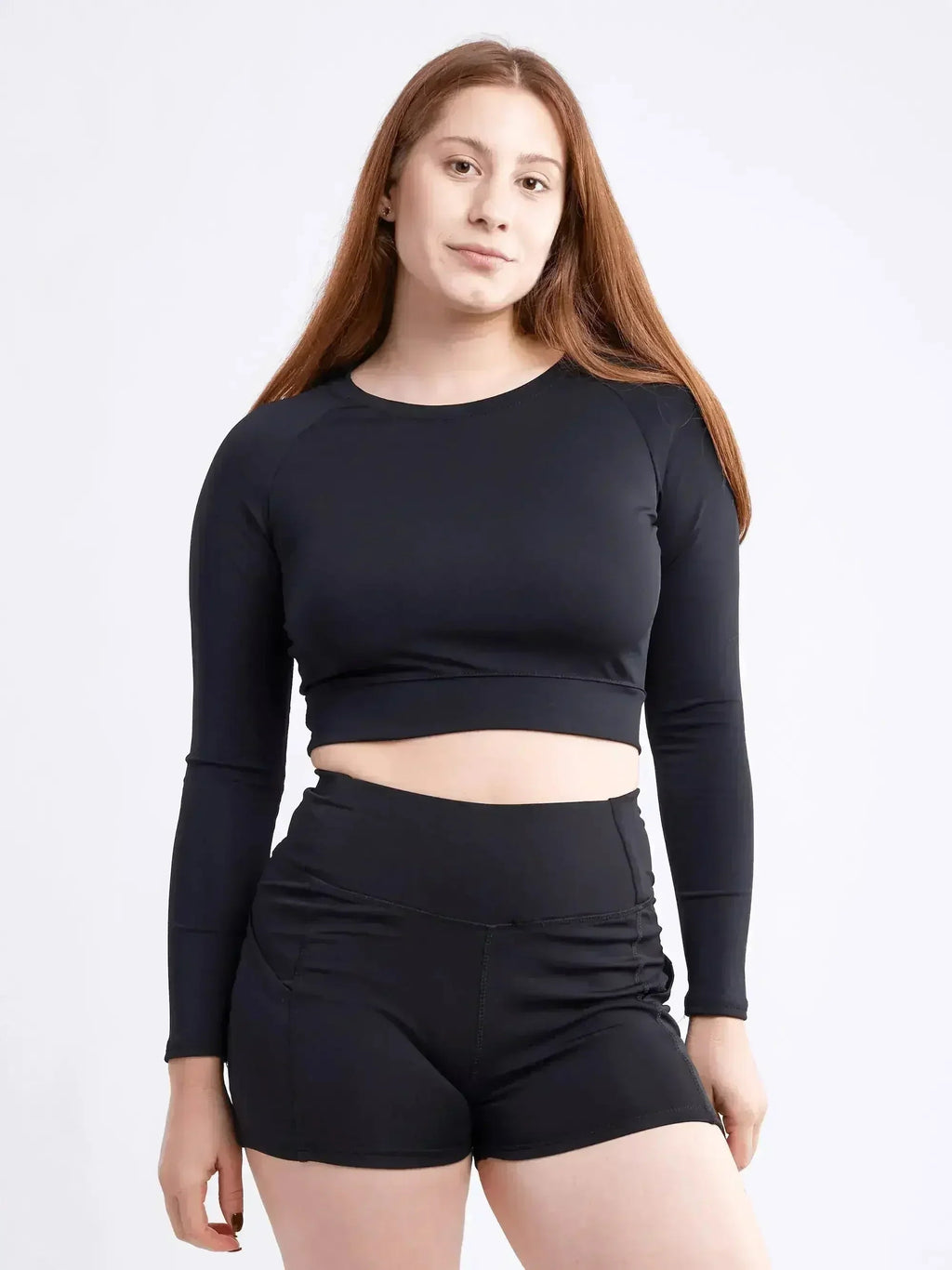 Long-Sleeve Crop Top by Femstylo
