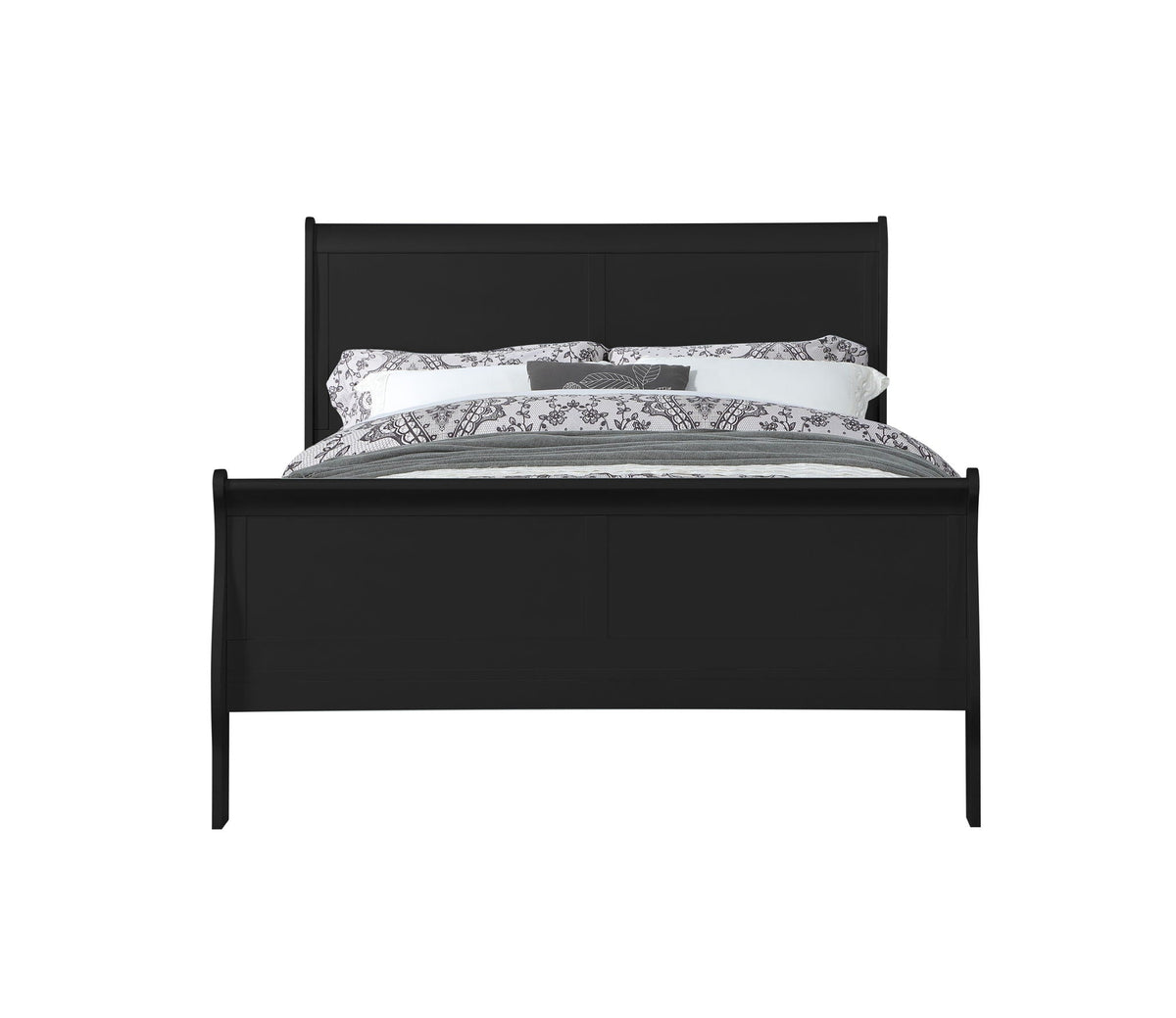 Louis Philippe - Sleigh Style Bed by Unique Piece Furniture