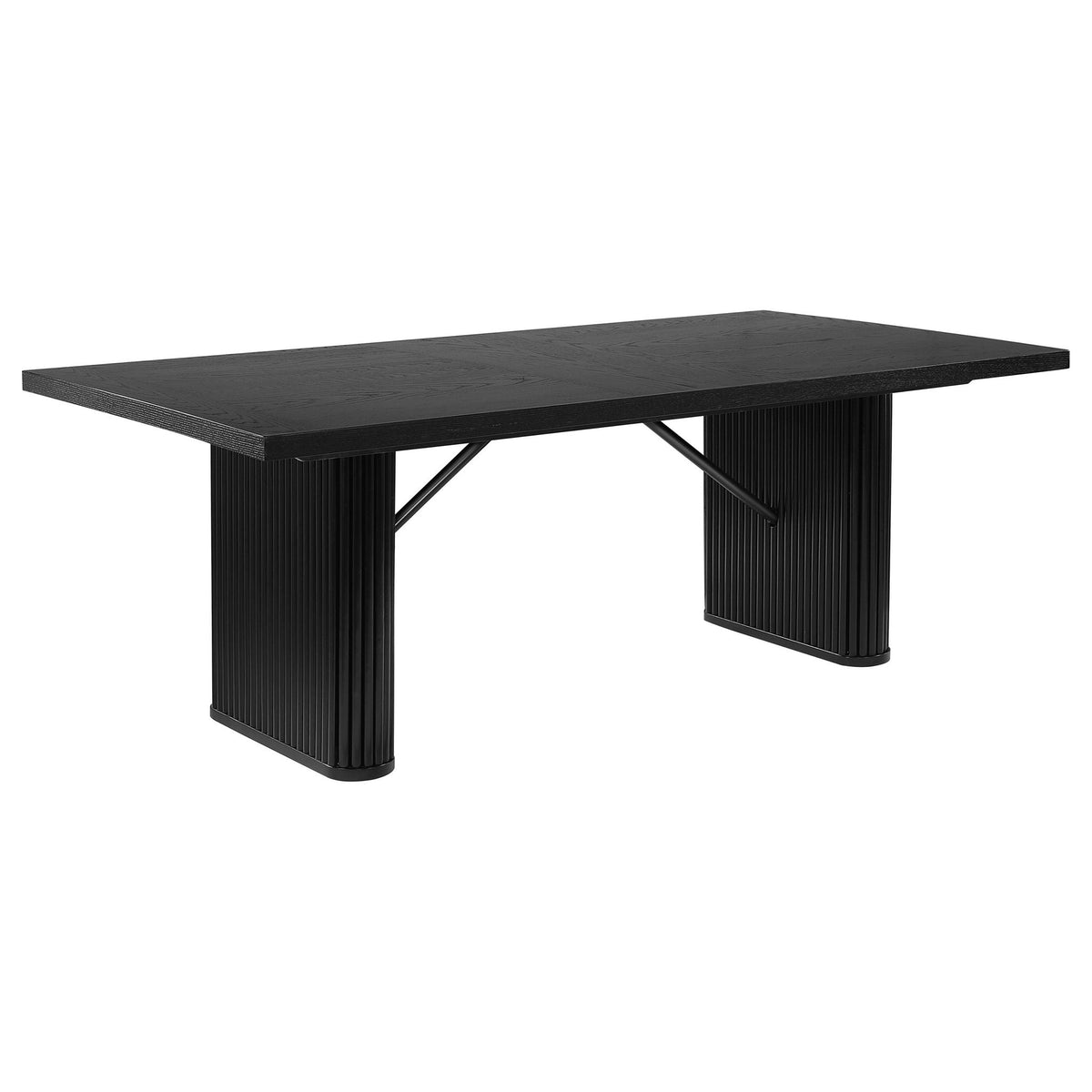 Catherine Rectangular 84-inch Wood Dining Table Black by Unique Piece Furniture