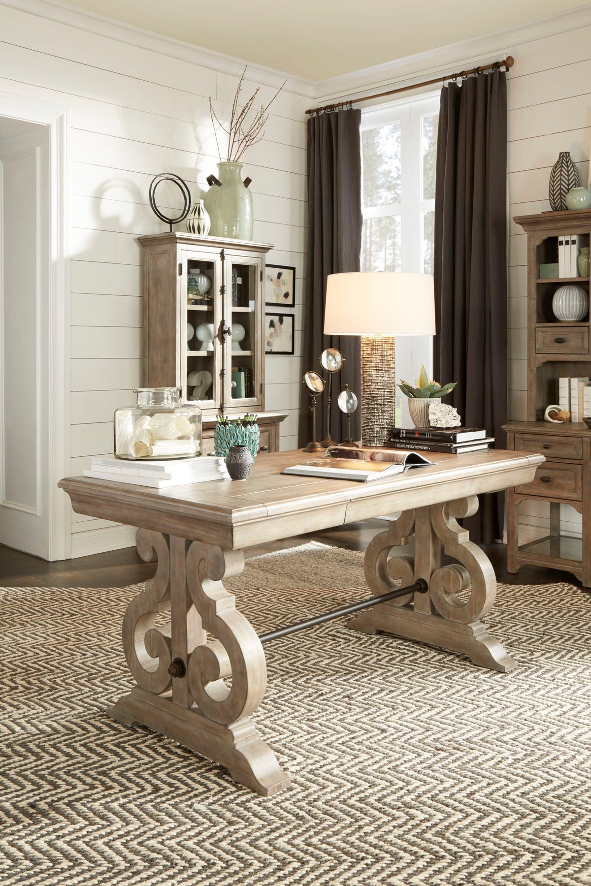 Tinley Park - Writing Desk - Dove Tail Gray by Unique Piece Furniture
