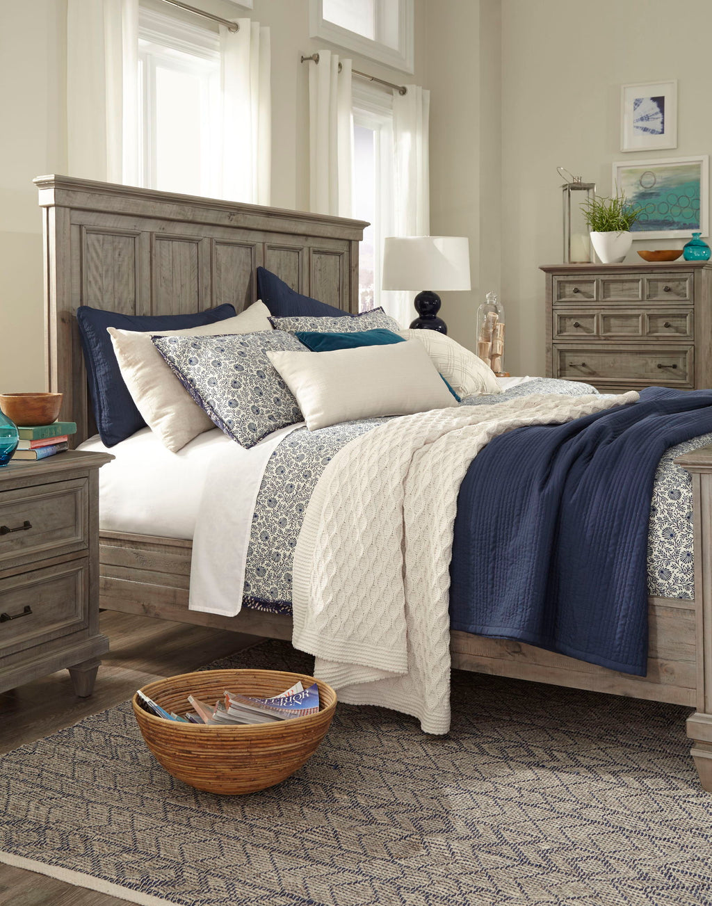 Lancaster - Complete Panel Bed by Unique Piece Furniture
