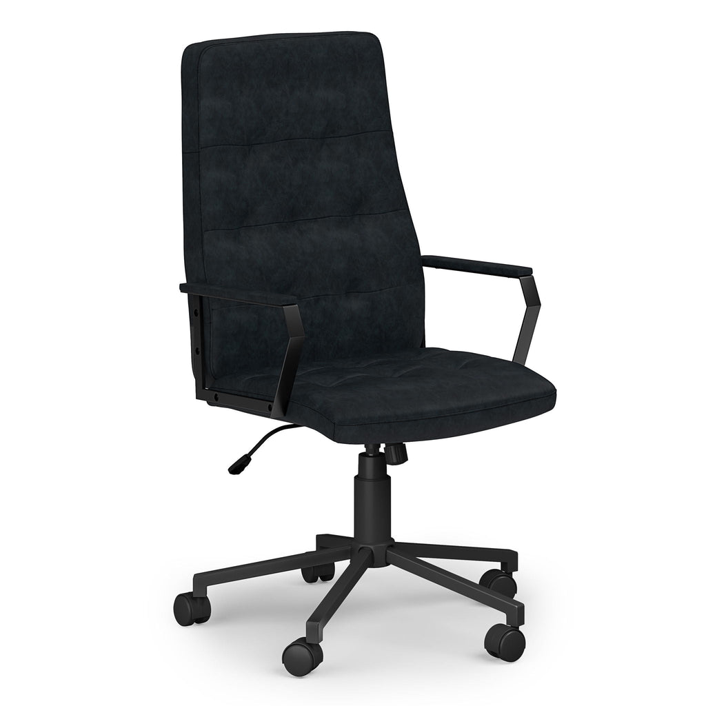 Foley - Swivel Office Chair - Distressed Blue by Unique Piece Furniture