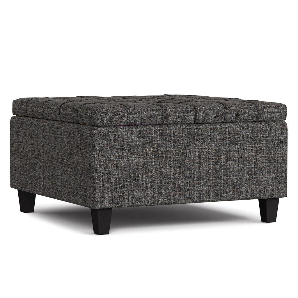 Harrison - Upholstered Coffee Table Storage Ottoman by Unique Piece Furniture