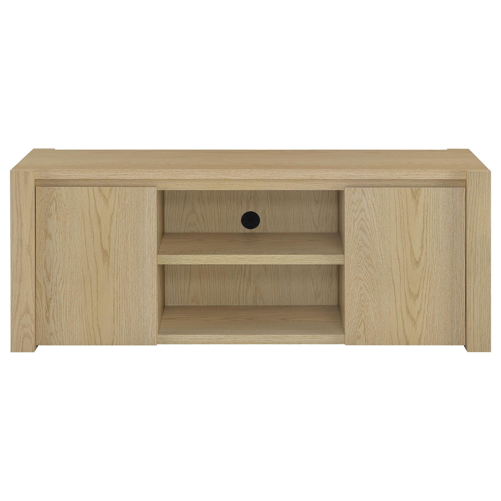 Laurelton 3-piece Entertainment Center TV Stand Light Oak by Unique Piece Furniture