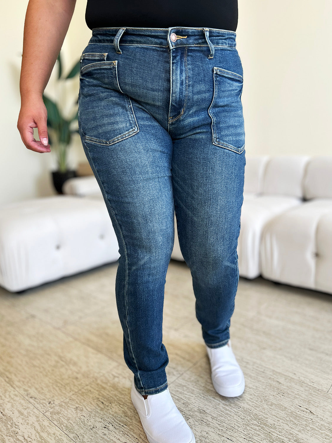 Judy Blue Full Size High Waist Skinny Jeans by Wild and Free Boutique