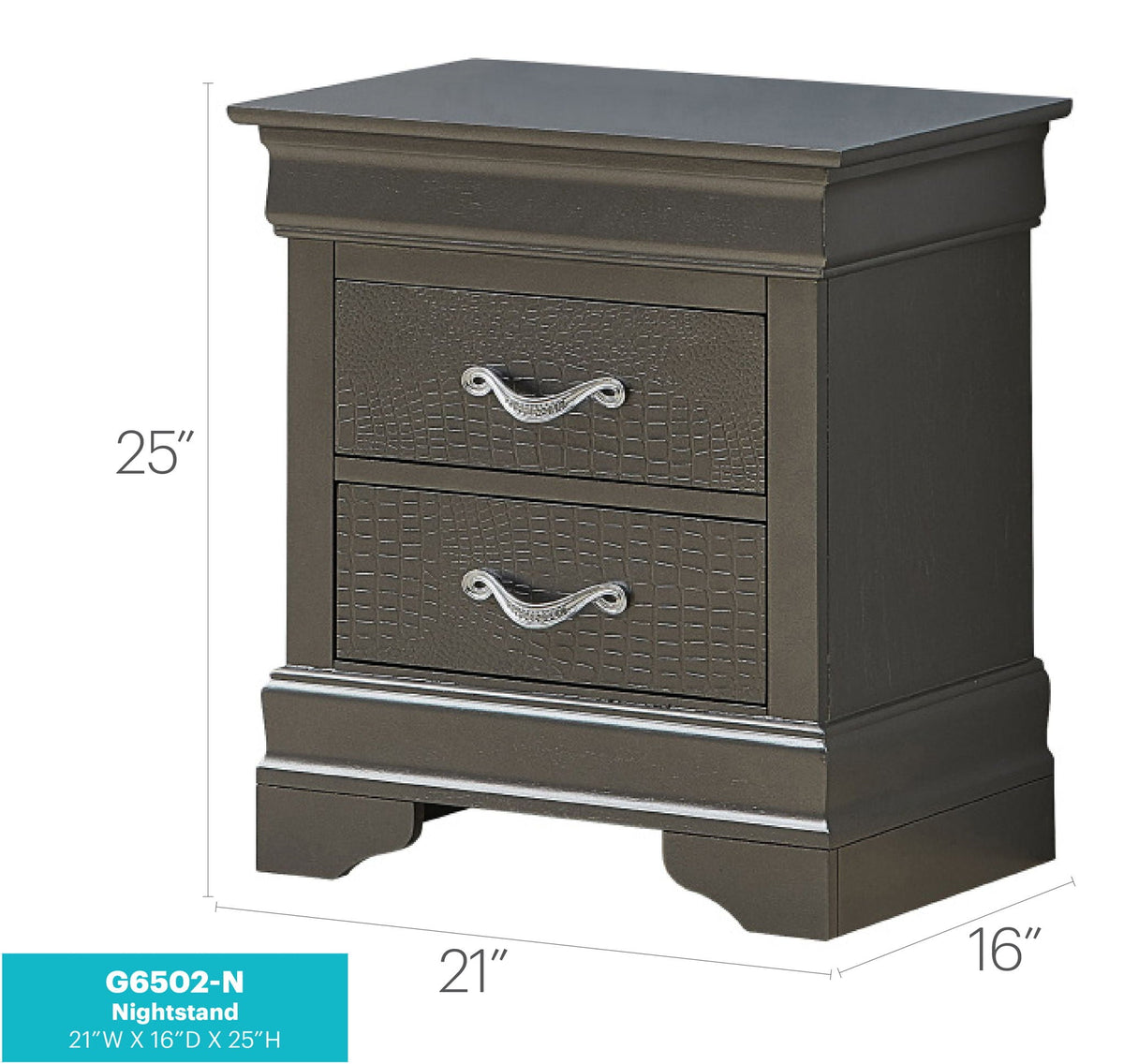 Decorative Accents Nightstand by Unique Piece Furniture