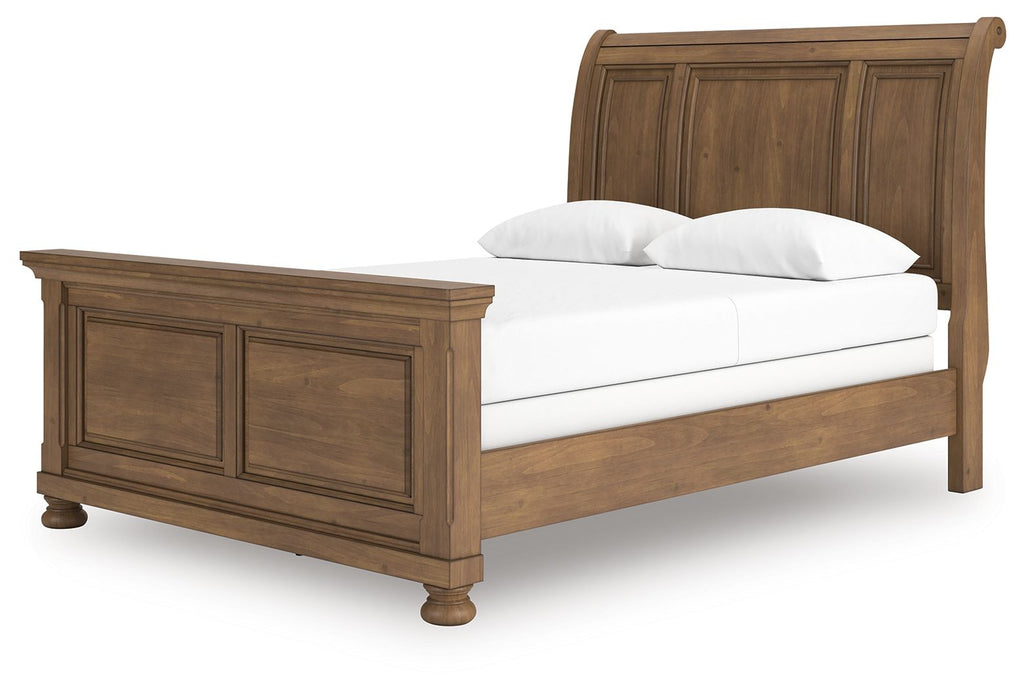 Feddinger - Sleigh Bed by Unique Piece Furniture