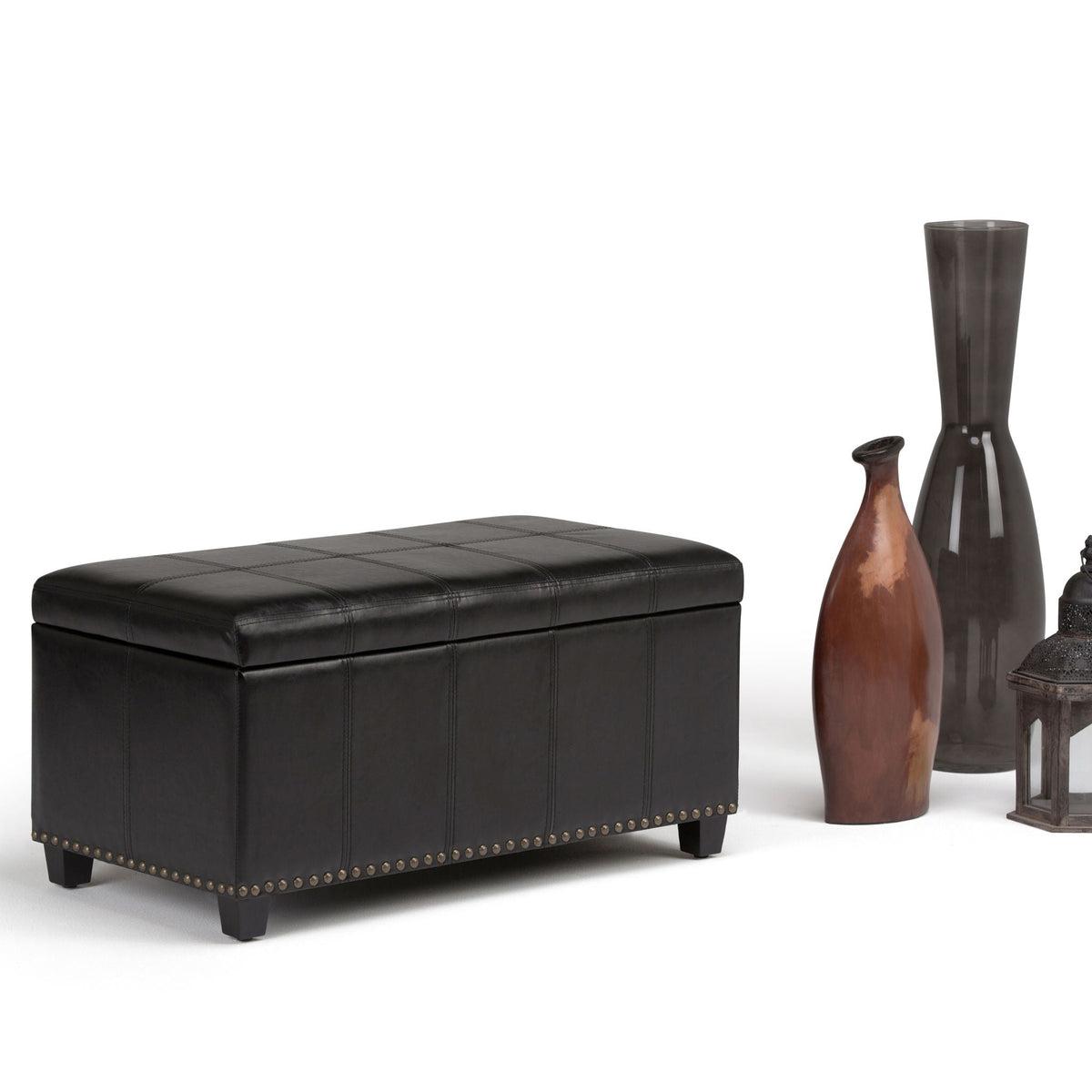 Amelia - Transitional Storage Ottoman Bench by Unique Piece Furniture