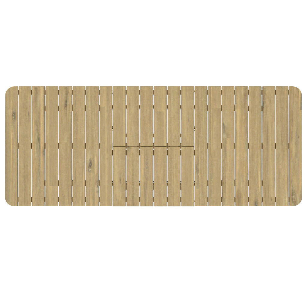 Beachside - Outdoor Extendable Dining Table - Light Teak by Unique Piece Furniture